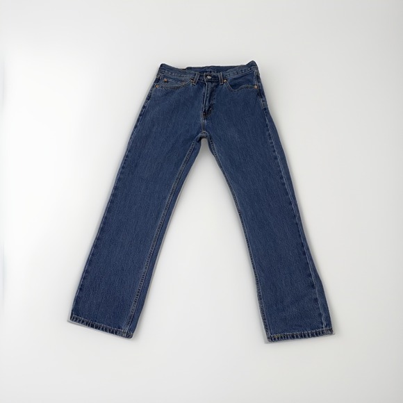 Levi's Other - Levi's 505 Men's 32x30 Blue Medium Wash Denim Straight Fit Mid‎ Rise Jeans